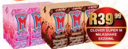 Take 'n Pay Clover super m milkshake offer