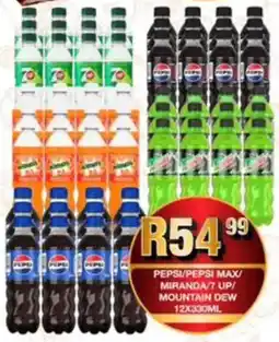 Take 'n Pay Pepsi/ pepsi max/ miranda/ 7 up/ mountain dew offer