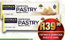 Take 'n Pay Fatima's samoosa sheets offer