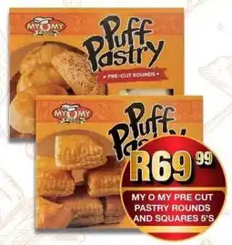 Take 'n Pay My o my pre cut pastry rounds and squares offer