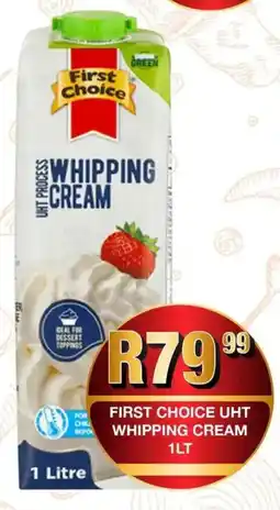 Take 'n Pay First choice uht whipping cream offer