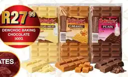 Take 'n Pay Dewchoc baking chocolate offer