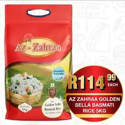 Take 'n Pay Az zahraa golden sella basmati rice offer