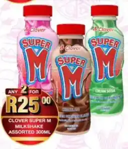 Take 'n Pay Clover super m milkshake assorted offer