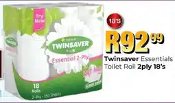Take 'n Pay Twinsaver Essentials Toilet Roll 2ply offer