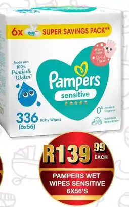 Take 'n Pay Pampers wet wipes sensitive offer