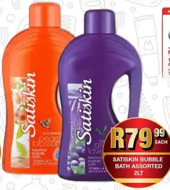 Take 'n Pay Satiskin bubble bath assorted offer