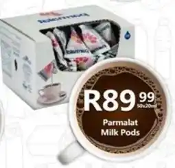 Take 'n Pay Parmalat Milk Pods offer