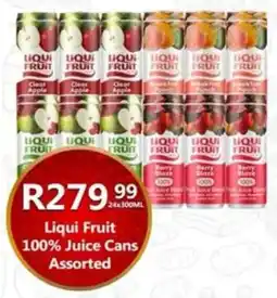 Take 'n Pay Liqui Fruit 100% Juice Cans Assorted offer