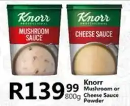 Take 'n Pay Knorr Mushroom or Cheese Sauce Powder offer