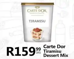 Take 'n Pay Carte Dor Tiramisu Dessert Mix offer