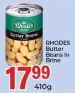 Elite Power Trade Cash & Carry Rhodes Butter Beans In Brine offer