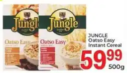 Elite Power Trade Cash & Carry JUNGLE Oatso Easy Instant Cereal offer