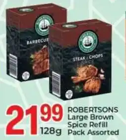 Elite Power Trade Cash & Carry ROBERTSONS Large Brown Spice Refill Pack Assorted offer