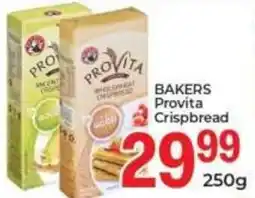 Elite Power Trade Cash & Carry BAKERS Provita Crispbread offer