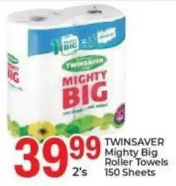 Elite Power Trade Cash & Carry TWINSAVER Mighty Big Roller Towels offer