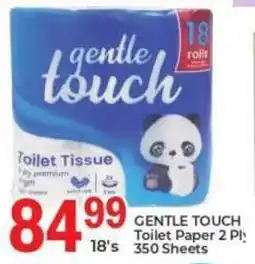 Elite Power Trade Cash & Carry GENTLE TOUCH Toilet Paper 2 Ply offer