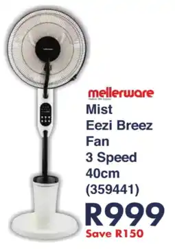 President Hyper Mellerware Mist Eezi Breez Fan offer