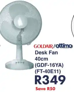 President Hyper Goldair/ Ottimo Desk Fan offer