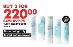 Woolworths 2-Ply Toilet Paper 18-Pack offer