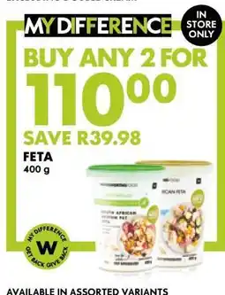 Woolworths Feta offer