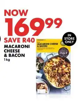 Woolworths Macaroni Cheese & Bacon offer