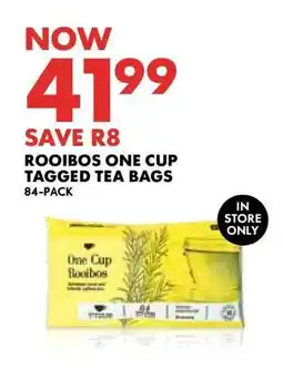 Woolworths Rooibos One Cup Tagged Tea Bags offer
