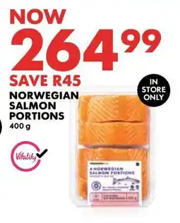 Woolworths Norwegian Salmon Portions offer