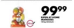 Woolworths Ripen at Home Mangoes offer