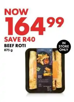 Woolworths Beef Roti offer