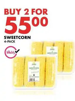 Woolworths Sweetcorn 4-Pack offer