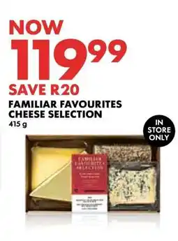 Woolworths Familiar Favourites Cheese Selection offer