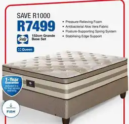 OK Furniture 152cm Grande Base Set offer