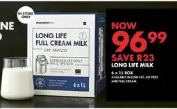 Woolworths Long Life Full Cream Milk offer
