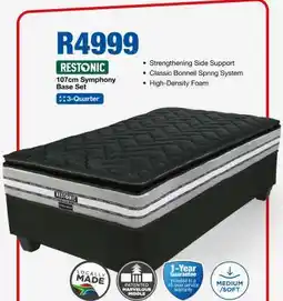 OK Furniture Restonic 107cm Symphony Base Set offer