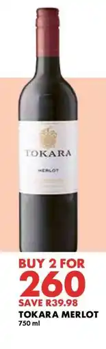 Woolworths TOKARA MERLOT offer