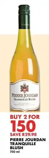 Woolworths Pierre Jourdan Tranquille Blush offer