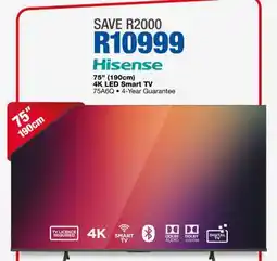 OK Furniture Hisense 75 (190cm) 4K LED Smart TV offer