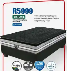 OK Furniture Restonic 137cm Symphony Base Set offer