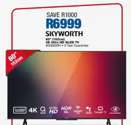 OK Furniture SKYWORTH 60” (152cm) 4K Ultra HD QLED TV offer