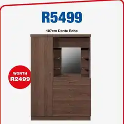 OK Furniture 107cm Dante Robe offer