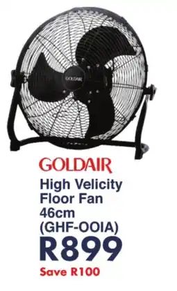 President Hyper GOLDAIR High Velicity Floor Fan offer