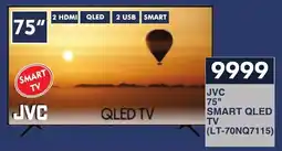 President Hyper JVC 75" Smart QLED TV offer