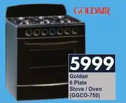 President Hyper Goldair 6 Plate Stove/ Oven offer