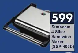 President Hyper Sunbeam 4 Slice Sandwich Maker offer