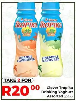 Take 'n Pay Clover Tropika Drinking Yoghurt Assorted offer