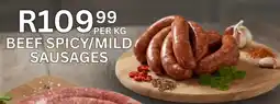 Take 'n Pay Beef spicy/ mild sausages offer