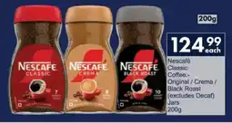 President Hyper Nescafé Classic Coffee Original/ Crema/ Black Roast Jars offer