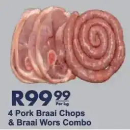 President Hyper Pork Braai Chops & Braai Wors Combo offer