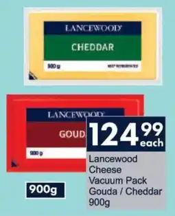 President Hyper Lancewood Cheese Vacuum Pack Gouda/ Cheddar offer